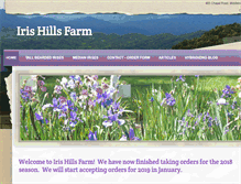 Tablet Screenshot of irishillsfarm.com